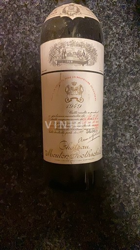 Burdeos Pauillac Premier Cru Château Mouton Rothschild 1949