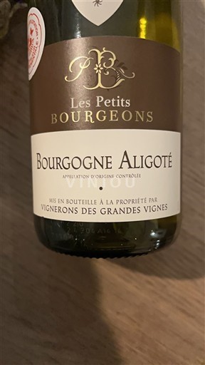 Burgund Bourgogne Aligoté Vignerons des Grandes Vignes Les Petits Bourgeons 2023