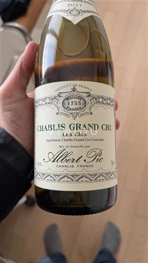 Borgogna Chablis Grand Cru Albert Pic Les Clos 2017