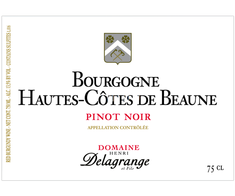 Bourgogne Hautes Côtes de beaune Domaine Henri Delagrange et Fils 2023