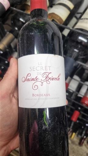 Bordeaux Sainte Frivole Le Secret 2015