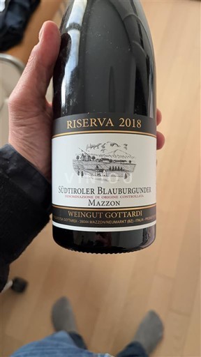 Trentino-Alto Ádige Weingut Gottardi Pinot Nero Riserva 2018