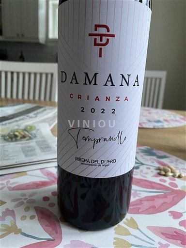 Castilië en León Ribera del Duero Damana Crianza Tempranillo 2022