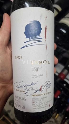 California AVAs Napa Valley Opus One 1990