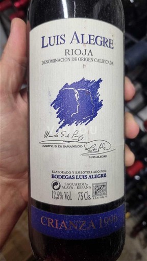La Rioja Rioja Luis Alegre Crianza 1996