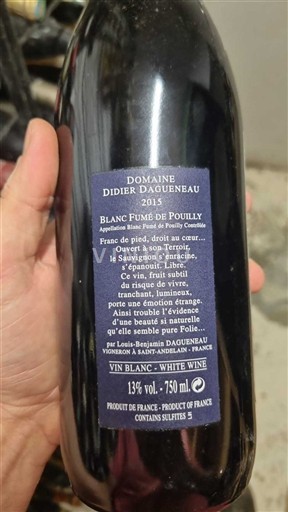 Loire-dalen Ikke specificeret Domaine Didier Dagueneau 2015