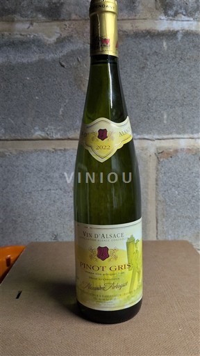 Wines Blanc sec Pinot gris Alexandre Arbogast 2022 France Alsace Vin de France