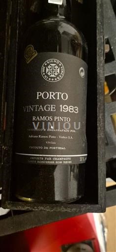 Portugal Port Ramos Pinto Vintage 1983