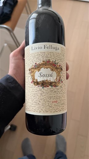 Friuli-Venezia Giulia Colli Orientali del Friuli Livio Felluga Sossó 2016