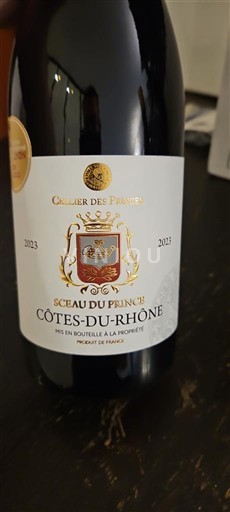 Rhône Valley Côtes-du-Rhône Clocher des Princes Sceau du Prince 2023