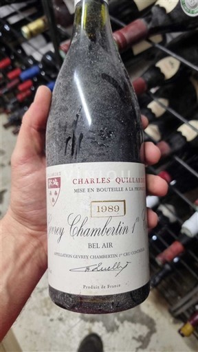 Burgundi Gevrey-Chambertin Premier Cru Charles Quillardet Bel Air 1989