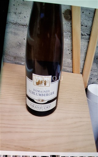 Alsácia Gewurztraminer Grand Cru Domaine Domaines Schlumberger Kitterlé 2016