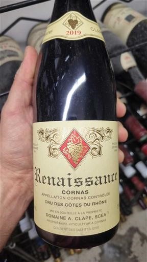 Rhône Valley Cornas Domaine Auguste Clape Renaissance 2019