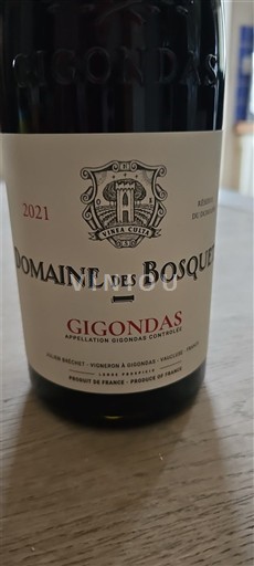 Thung lũng Rhône Gigondas Domaine S Bosquets 2021