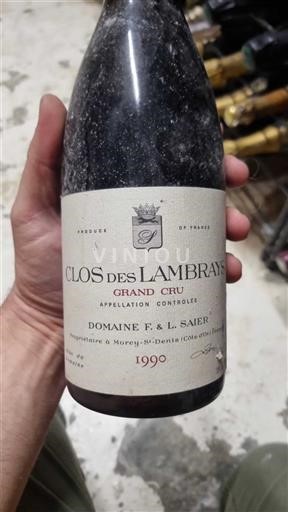 Vini Rouge sec Clos des Lambrays 1990 Francia Borgogna Clos-des-lambrays AOC Grand Cru