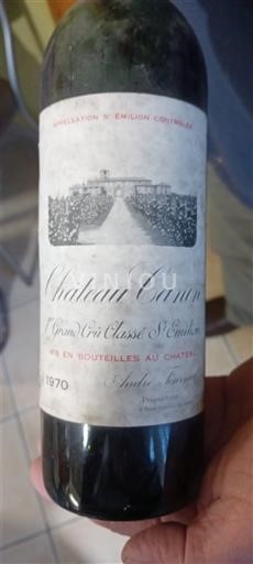 Bordeaux Saint-Émilion Grand Cru Château Canon 1970