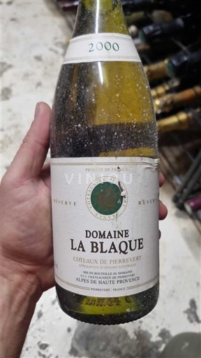 Provence Domaine La Blaque Réserve 2000