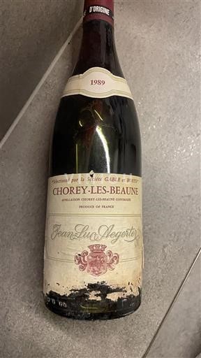 Burgundy Chorey-lès-Beaune Jean-Luc Aegerter 1989