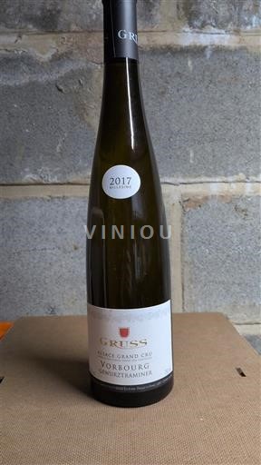 Alsácia Gewurztraminer Grand Cru Gruss Vorbourg 2017