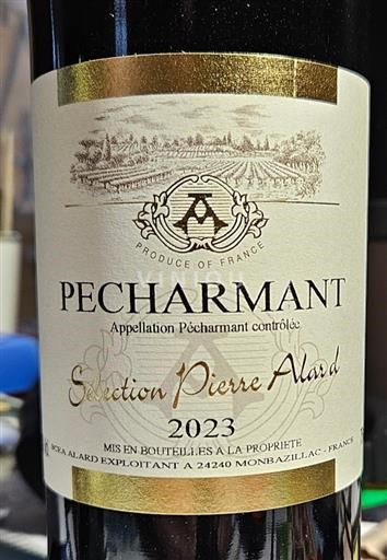 Zuidwest-Frankrijk Pécharmant Pierre Alard Sélection Pierre Alard 2023