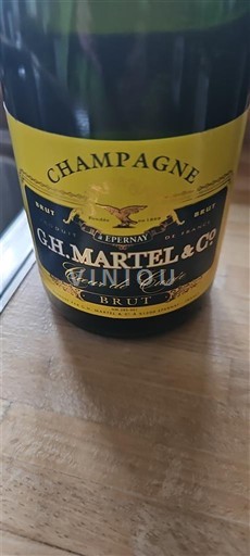 Champagne G.H. Martel & Co de Icke årgångsbetecknad