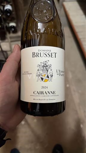 Lugina e Ronës Cairanne Domaine Brusset L'Esprit de Papet 2024