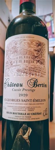 Bordeaux Saint-Georges-Saint-Émilion Château Bertin Prestige - Jean Bernard Saby 2020