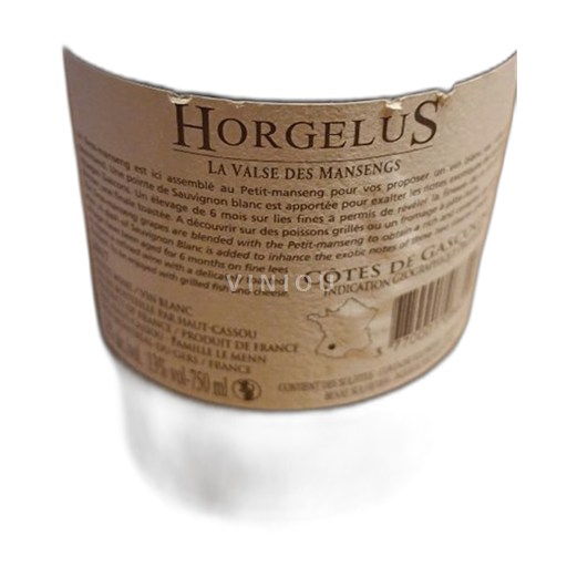 Sydvestfrankrig Côtes de Gascogne Domaine Horgelus 2017