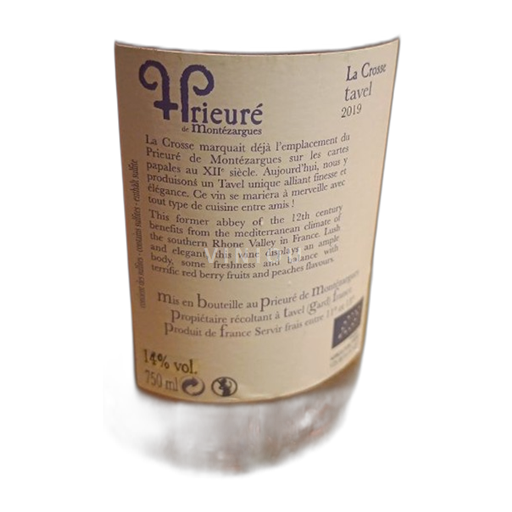 Rhône Valley Tavel Prieuré de Montézargues 2019