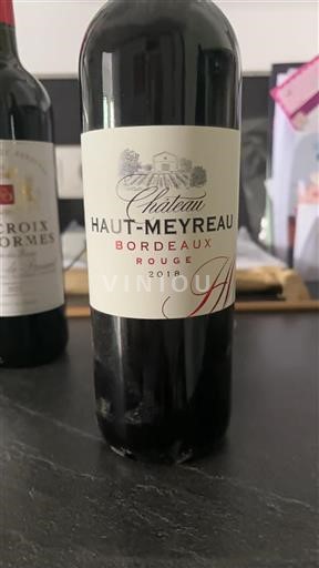 Bordeaux Château Haut-Meyreau 2018
