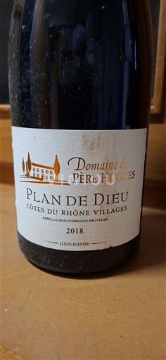 Valle del Rodano Non specificato Domaine Père Hugues Plan de Dieu 2018