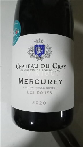 Borgogna Mercurey Château Cray Les Doués 2020