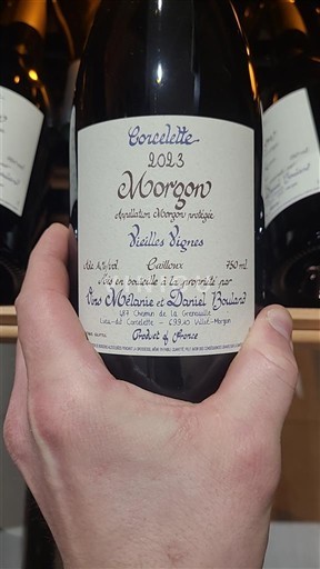 Vine Rouge sec Corcelette Vieilles Vignes Yves Métras & Daniel Bouland 2023 Frankrig Beaujolais Morgon AOC