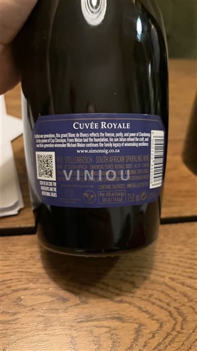 Região Costeira Stellenbosch Simonsig Royale Não Sazonado