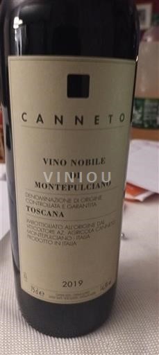 Toscane Vino Nobile di Montepulciano Canneto 2019