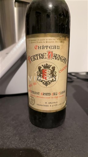 Bordeaux Saint-Émilion Grand Cru Château Bertrande Daugay 1962