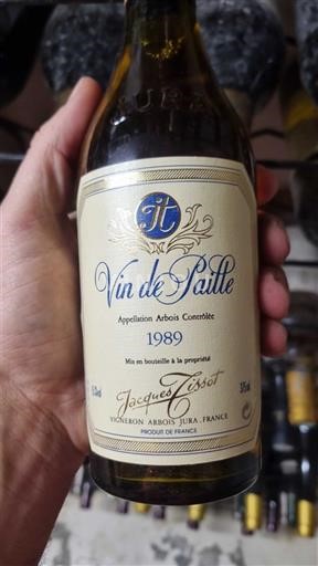 Jura Arbois Jacques Tissot Vin de Paille 1989