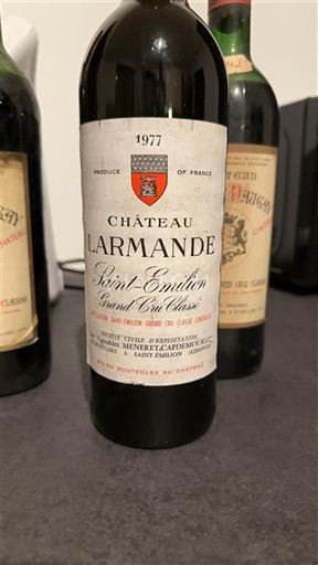 Bordeaux Saint-Émilion Château Larmande 1977