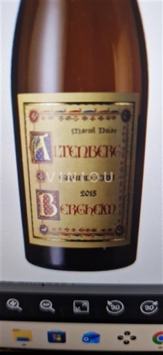 Alsacia No especificado Grand Cru Marcel Deiss - Grand Cru Altenberg De Bergheim 2015