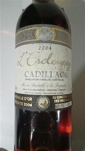 Bordéus Cadillac L'Esclouppey 2004