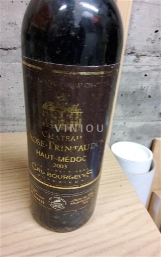 Bordeaux Haut-Médoc Château Rose Rintaudon 2003