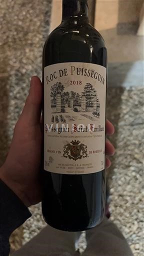 Bordeaux Puisseguin-saint-émilion Roc de Puisseguin 2018