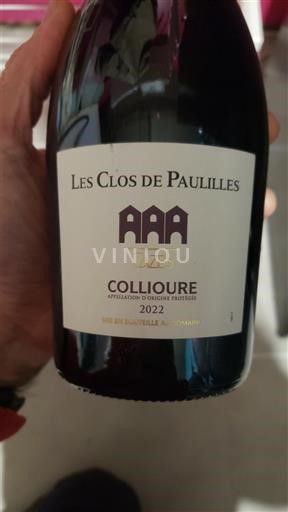 Roussillon Collioure Les Clos de Paulilles Ozes 2022