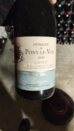 Valle del Rodano Non specificato Domaine Pont-Le-Voy Les Lauzes 2020