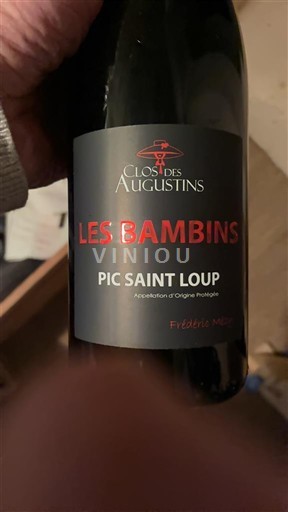 Languedoc Pic-saint-loup Clos des Augustins Les Bambins Không niên vụ