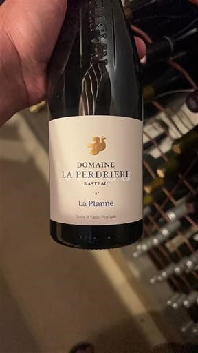 Rhône Valley Rasteau Domaine La Perdrière La Planne Non-Vintage