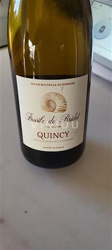 Loire Valley Quincy Fossile de Bridet 2024