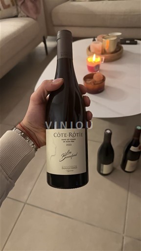 Viinit Rouge sec Bonnefond 2022 Ranska Rhônen laakso Côte-rôtie AOC