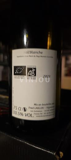 Thung lũng sông Loire Thung lũng Loire Fred Lallié Folle Blanche 2023