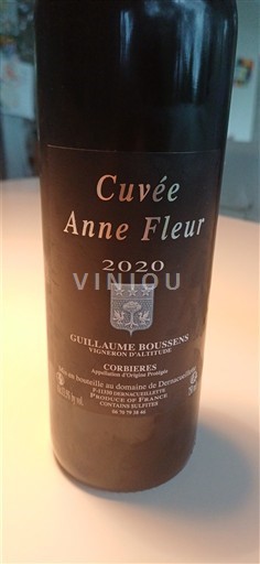 Languedoc Corbières Guillaume Boussens Anne Fleur 2020